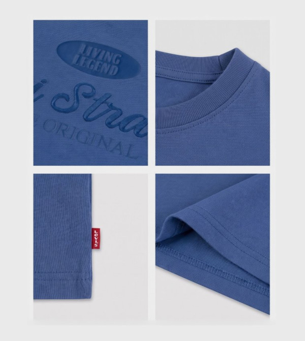 Levi's  cobalt-and-ochre - Blue T-shirts