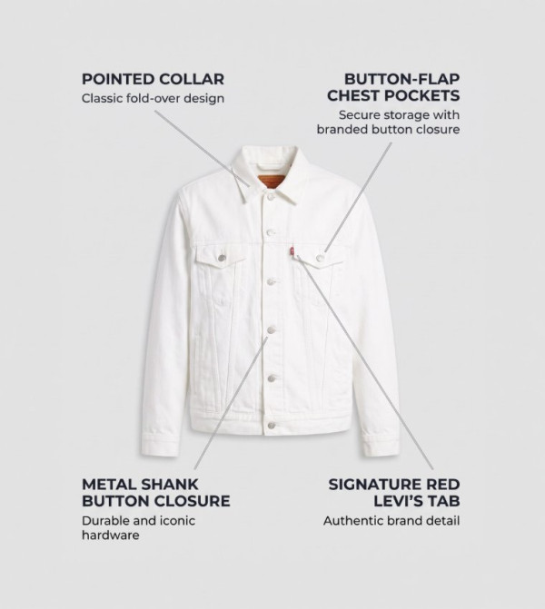 Levi's  Denim Jackets - White Denim Jackets