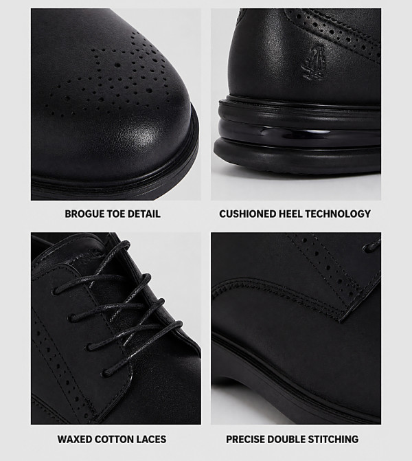 هاش بابيز  أحذية رسمية برباط - أسود Formal Lace-Up Shoes