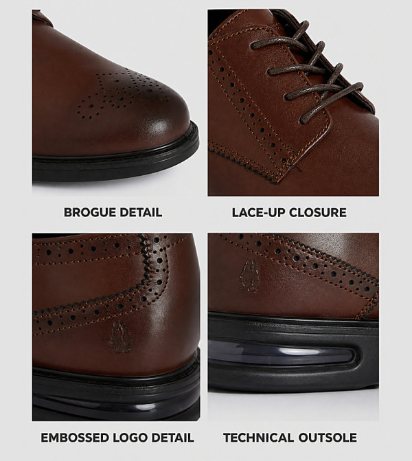 Hush Puppies  Formal Lace-Up Shoes - Brown Formal Lace-Up Shoes