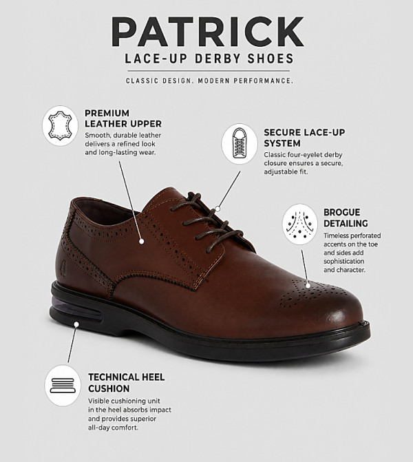 Hush Puppies  Formal Lace-Up Shoes - Brown Formal Lace-Up Shoes