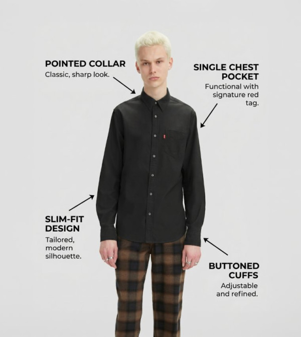 Levi's Shirts - Black Casual Shirts