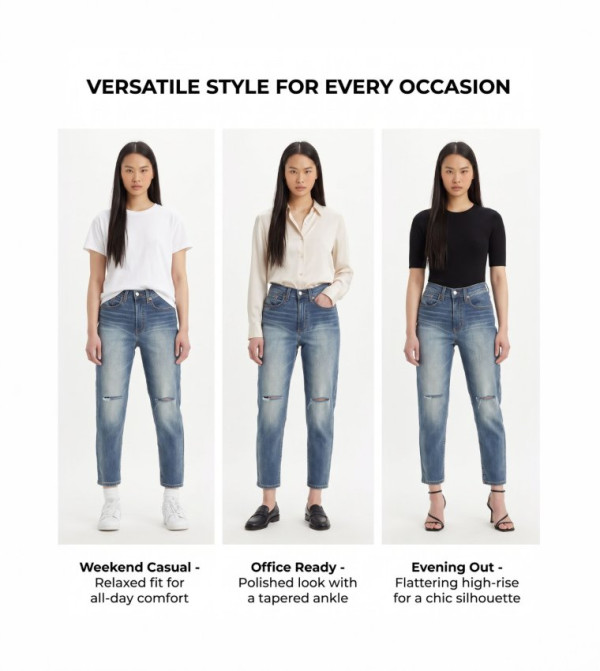 Levi's  Boyfriend jeans - Indigo Boyfriend jeans