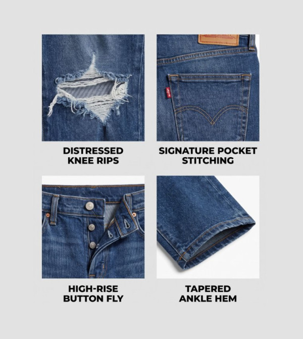 Levi's  Boyfriend jeans - Indigo Boyfriend jeans