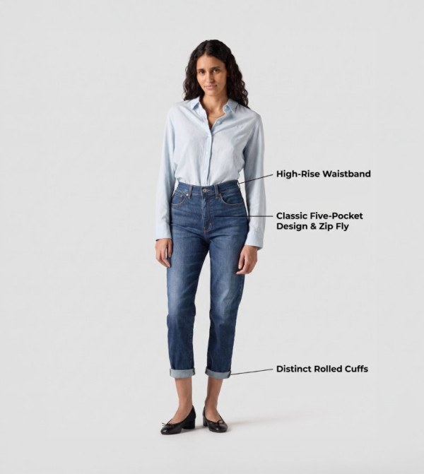 Levi's  Jeans - Blue Boyfriend jeans