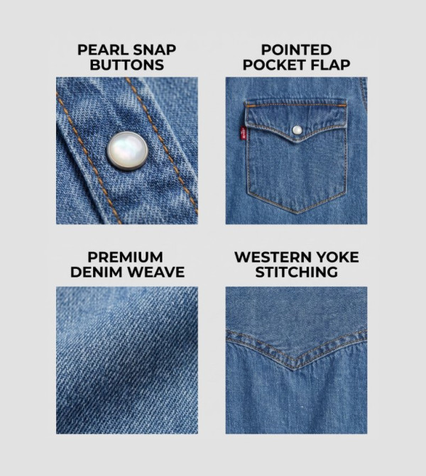 Levi's Tops - Blue Shirts