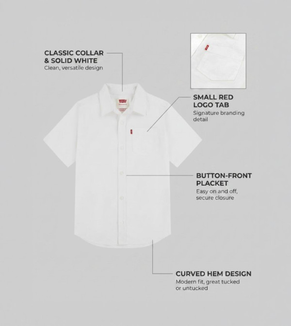Levi's  Shirts - White Shirts