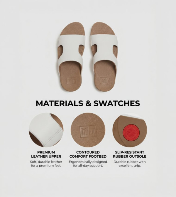 FitFlop FitFlop - White Flat Sandals