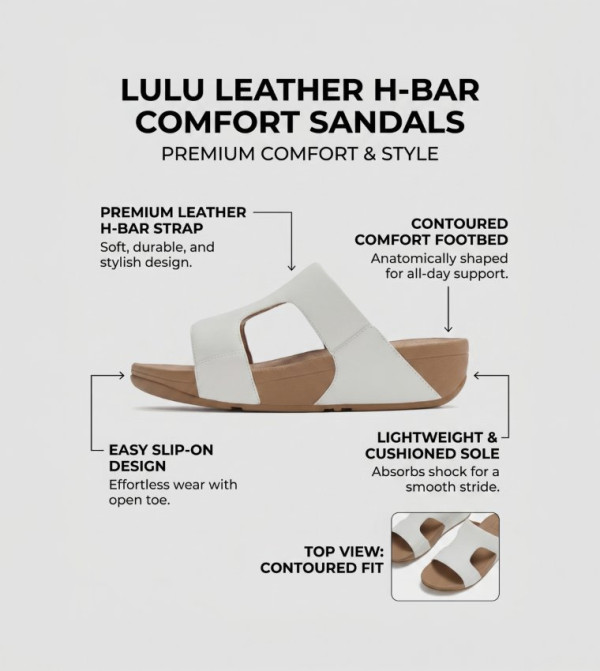 FitFlop FitFlop - White Flat Sandals