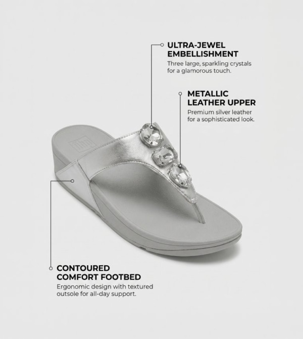 FitFlop FitFlop - Silver Wedges