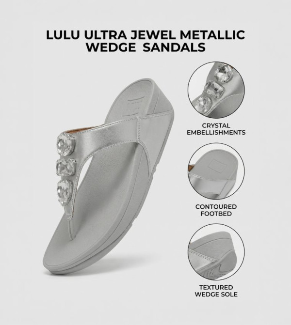 FitFlop FitFlop - Silver Wedges