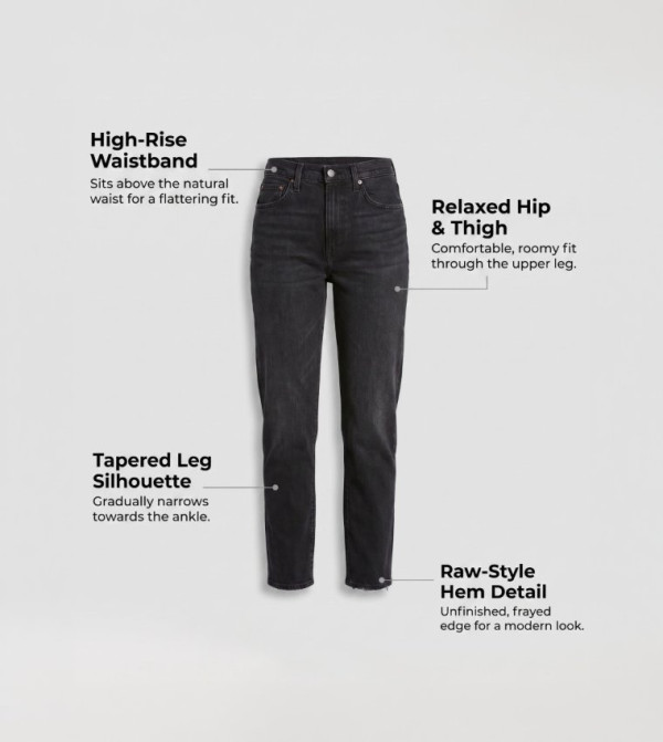 Levi's Jeans - Black Mom Jeans