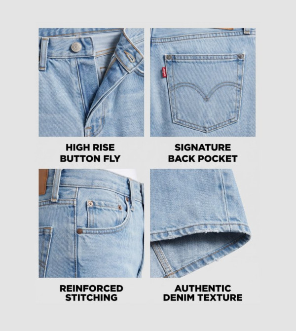 Levi's  denim-store-w - Blue Straight Jeans