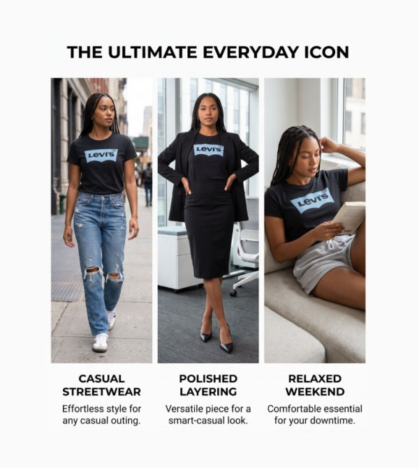 ليفايز ليفايز - أسود Short Sleeve T-Shirts