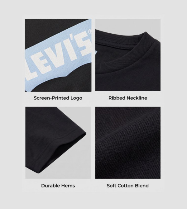 ليفايز ليفايز - أسود Short Sleeve T-Shirts