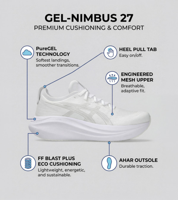 Asics Asics - White Running Shoes