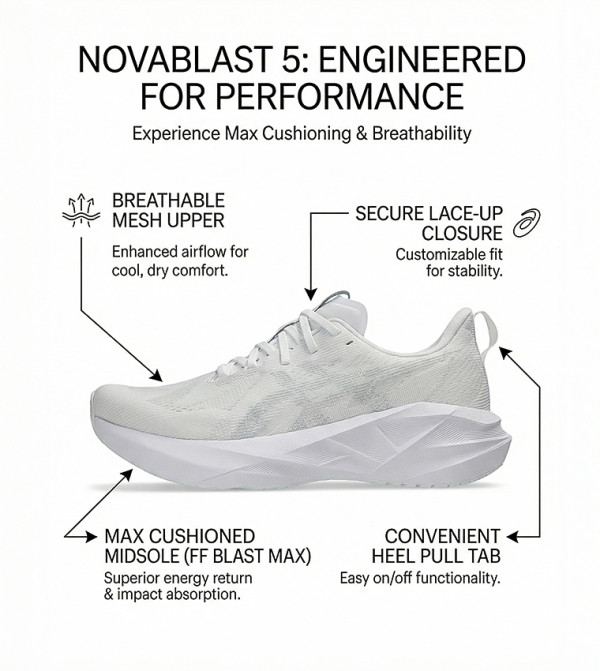 Asics Asics - White Running Shoes