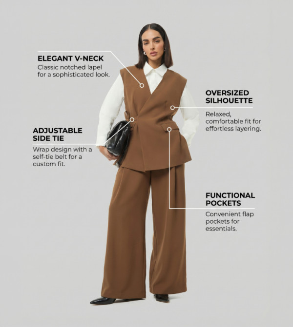 BCBG  Waistcoats - Brown Waistcoats