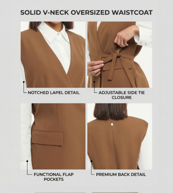 BCBG  Waistcoats - Brown Waistcoats