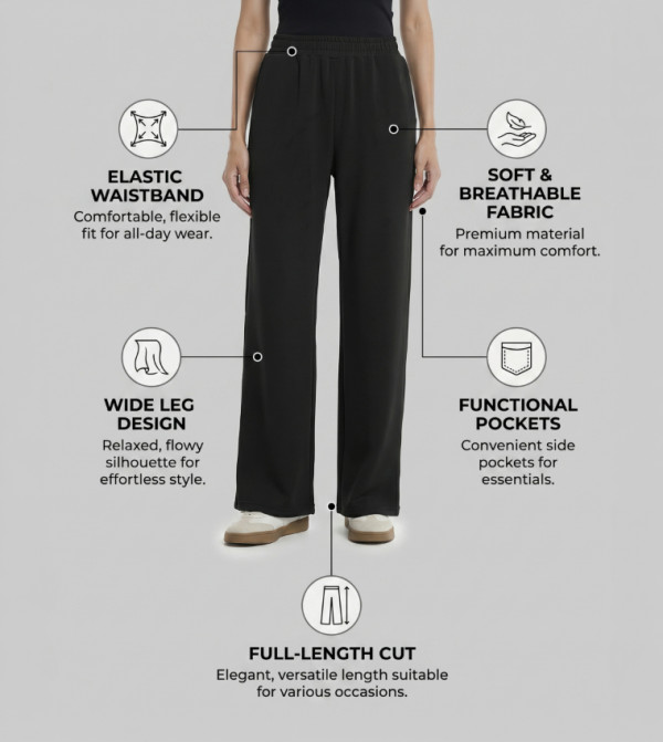 BCBG  Clothing - Black Casual Pants