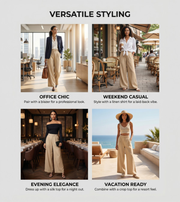 BCBG  neutral-tailoring - Beige Casual Pants