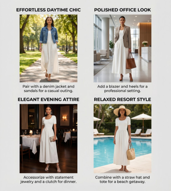 BCBG  Clothing - White Maxi Dresses