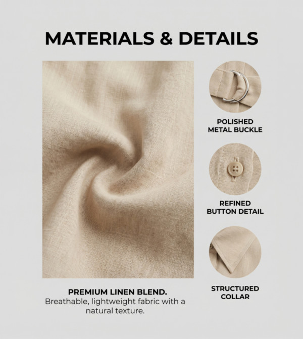 BCBG  Shirt & T-Shirt Dresses - Beige Shirt & T-Shirt Dresses