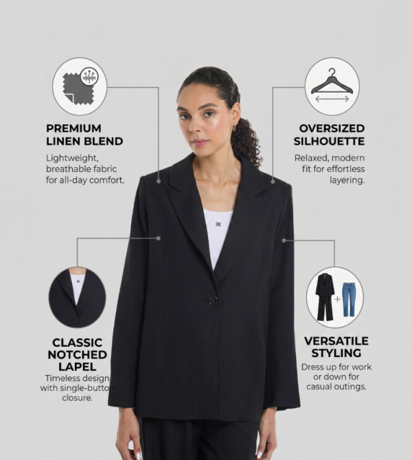 BCBG  Jackets & Coats - Black Blazers