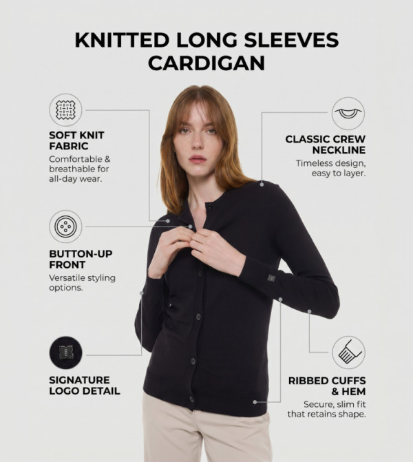 BCBG  Sweaters & Cardigans - Black Cardigans