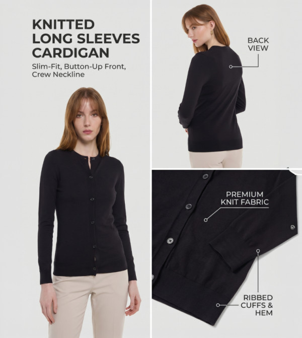 BCBG  Sweaters & Cardigans - Black Cardigans