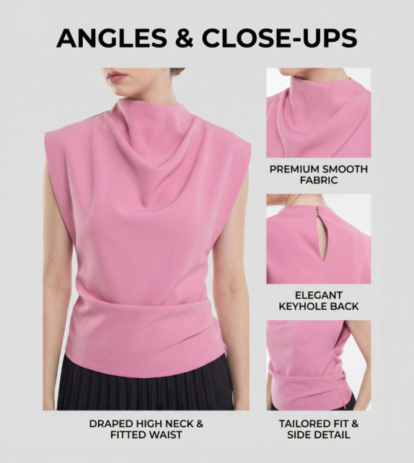 BCBG  Clothing - Pink Casual Tops
