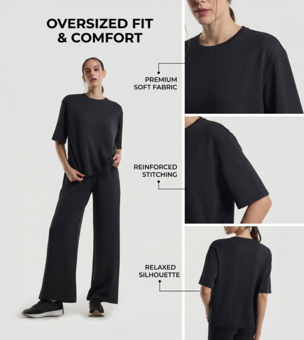 بي سي بي جي  تيشيرتات كاجوال - أسود Short Sleeve T-Shirts