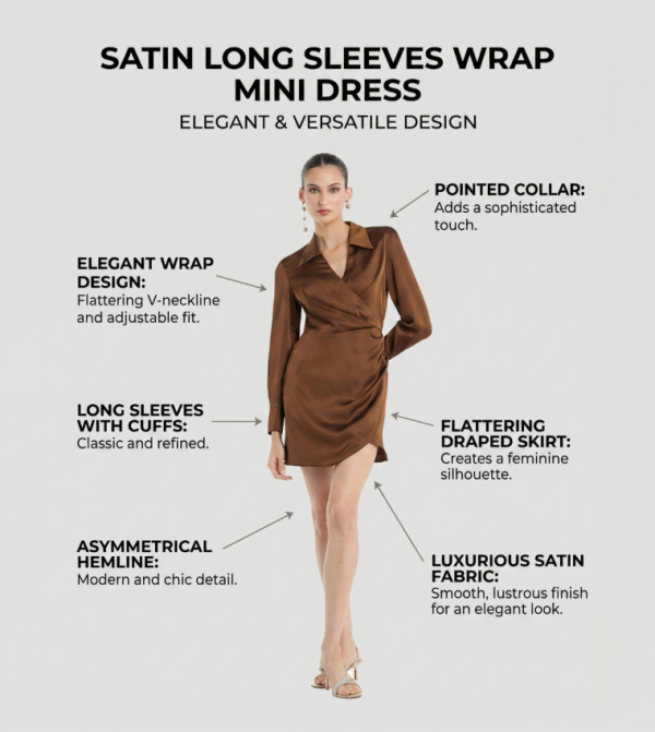 BCBG  Mini Dresses - Khaki Mini Dresses