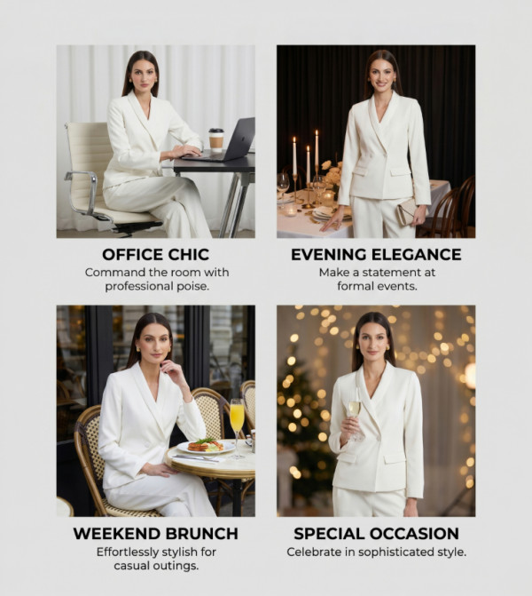 بي سي بي جي  devil-wears-prada-miranda - أبيض بليزرات