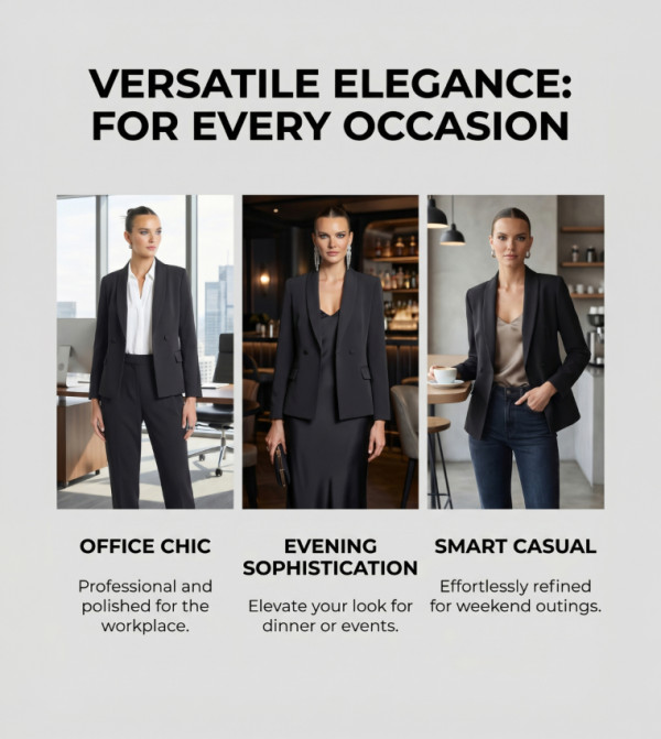 BCBG  Clothing - Black Blazers