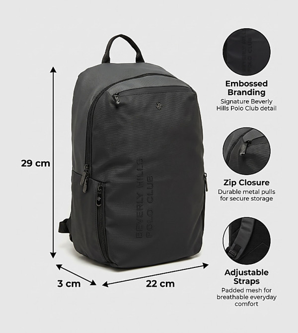 Beverly Hills Polo Club  Backpacks - Black undefined