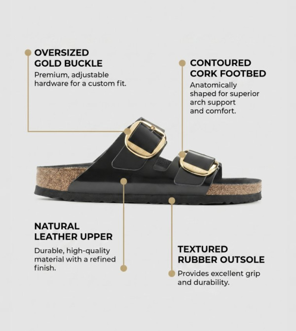 بيركنستوك modest wear - أسود صندل