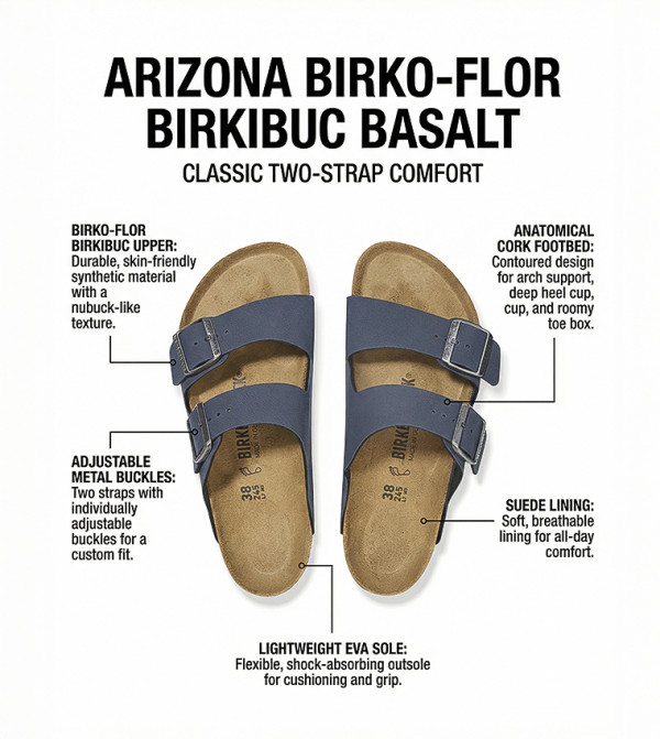 بيركنستوك بيركنستوك - أزرق صنادل كاجوال