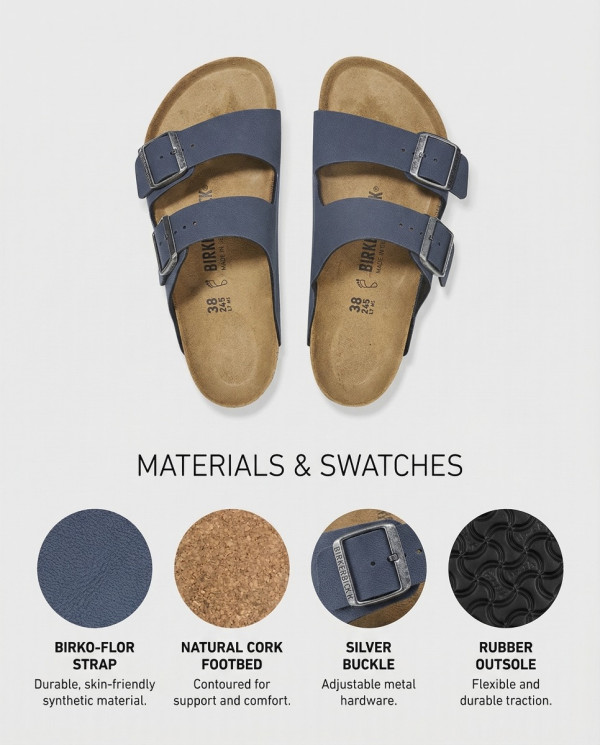 بيركنستوك بيركنستوك - أزرق صنادل كاجوال