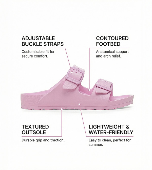 بيركنستوك بيركنستوك - وردي صنادل كاجوال