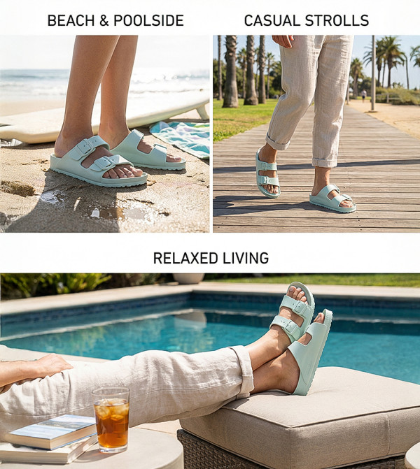 بيركنستوك بيركنستوك - أخضر صنادل كاجوال