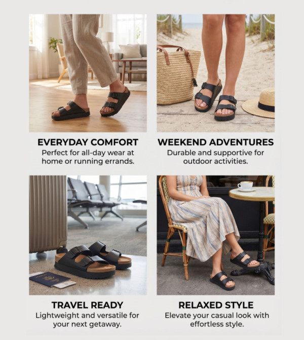 Birkenstock Birkenstock - Black Flat Sandals