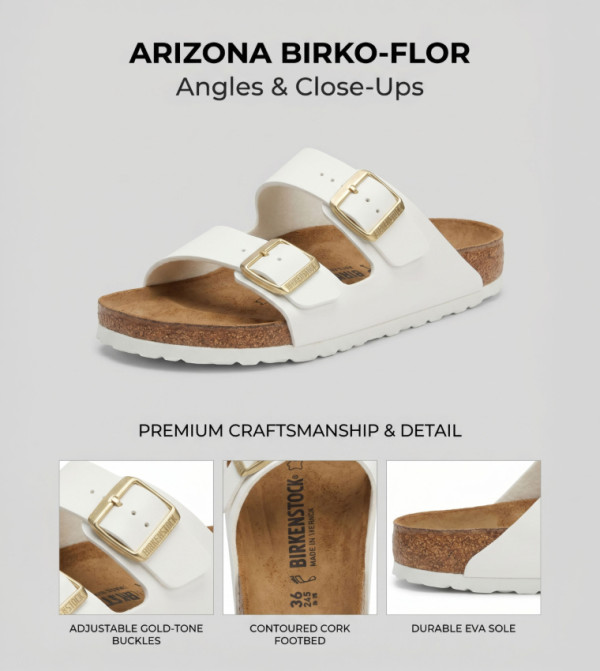 Birkenstock Birkenstock - White Casual Sandals