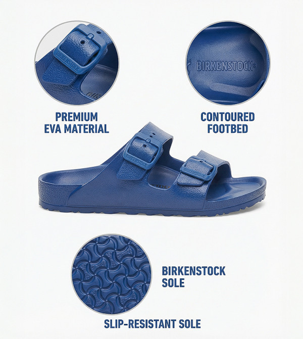 Birkenstock  Sandals - Blue Casual Sandals