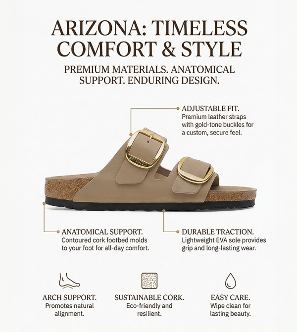 بيركنستوك بيركنستوك - بني  Flat Sandals