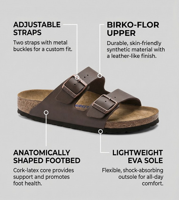 Birkenstock Birkenstock - Brown Casual Sandals