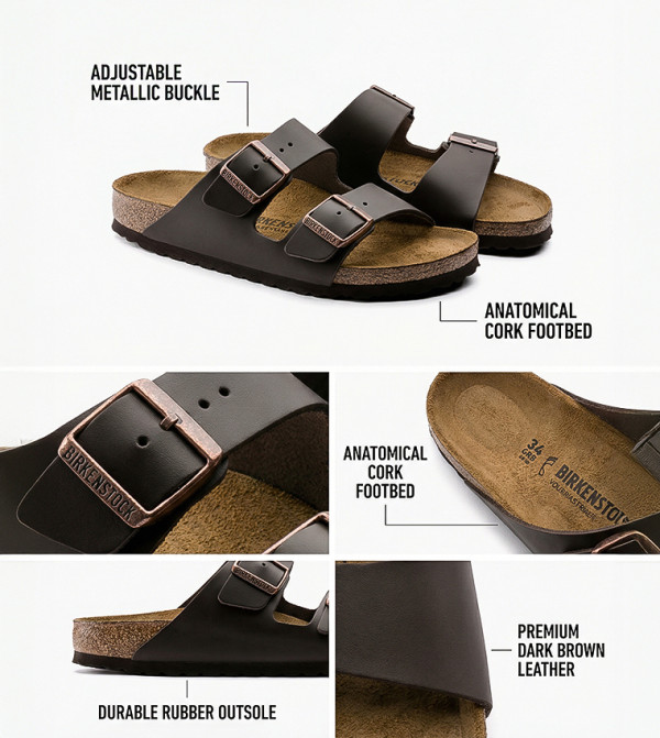 بيركنستوك بيركنستوك - بني  Flat Sandals