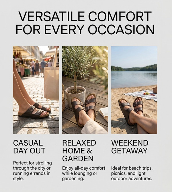 Birkenstock Birkenstock - Brown Flat Sandals