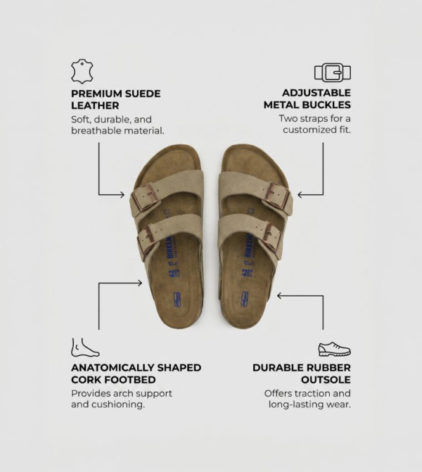 Birkenstock Birkenstock - Beige Slides
