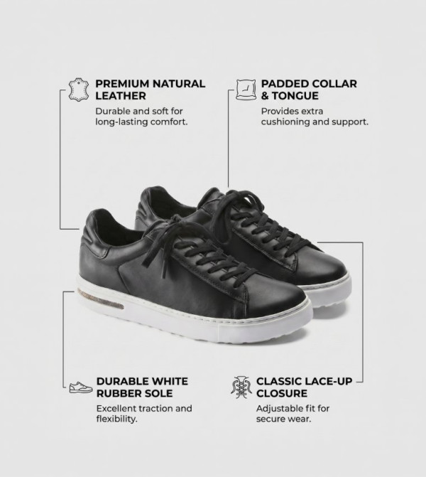Birkenstock  - Black Low Top